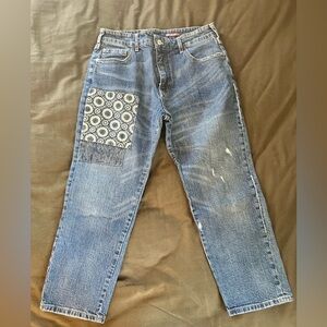 Pilcro Jeans with Patterned Patch 28P